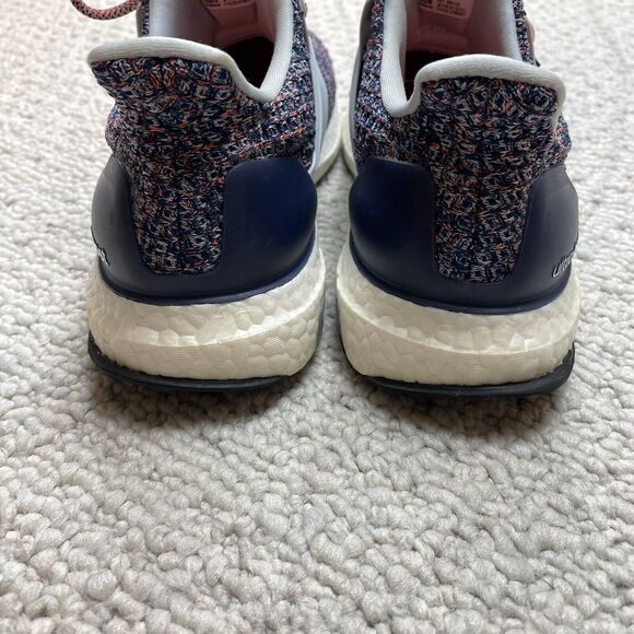 Adidas Blue Multicolor Ultra Boost 4.0 (BB6148) Women's Running Shoes Size 9 - Picture 14 of 16